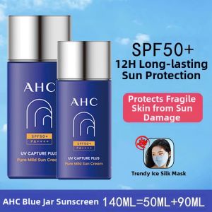 AHC High-Powered Sunscreen SPF50+ Non-Greasy Refreshing Facial Moisturizer UV Protection Waterproof for All Skin Types