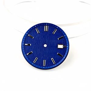 33.5mm No Logo Vertical Stripe Texture Watch Dial Suitable for NH35 Movement Collection Case Mod Parts
