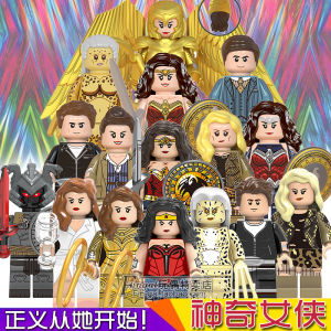 Diana Prince Wonder Woman Justice League Compatible LegoDC Toy Building Blocks Mini Figure Plaything for Children
