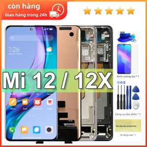 Màn Hình LCD 6.28 Cho Xiaomi 12 Mi12 Màn Hình Cảm Ứng Thay Thế 2160X1080 IPS Bộ Số Hóa Điện Dung Cho Mi 12X 2112123AC 2112123AG