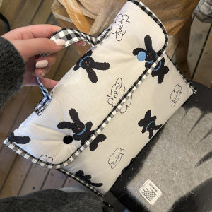 Adorable Black Rabbit 11 Inch Computer Bag Protective Cover 14 Inch  Huawei Notebook Tablet Storage Bag Womens Commuting Special Handbag