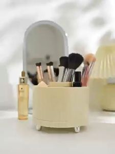 Mainland Kotak Pulpen Putar Tempat Penyimpanan Alat Tulis Organizer Meja Tempat Pen Brush Sekat Desk Organizer Stationery HSB680