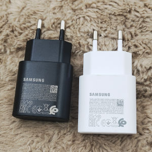 Samsung | Samsung 25W EU PD Charger Super Fast Charging USB-C Wall Adapter For Galaxy S24 S23 S22 S21 Ultra Note20 A55 A54 1/1.8M PD Cable