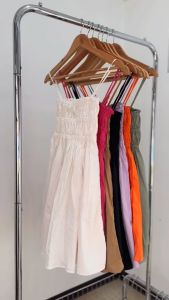 Anya Ruffled Baby Doll String Dress • JUSTHIS CLOTHING