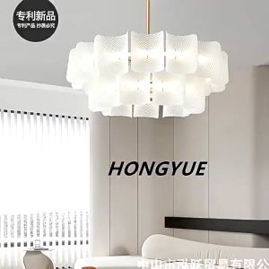 Đèn thả trần trang trí kiểu Nhật thiết kế treo tầng tinh tế cho không gian đậm chất Zen