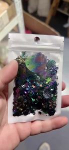 10 Grams of Color Matching PVC Sequins DIY Mixed Sequins Glass Beads Pipe Party Decoration Accessories