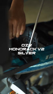 RS150 / RSX150 MONORACK ADJUSTABLE OZR MOTORCYCLE SILVER