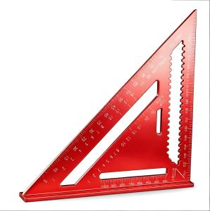 NiuXiang | Thước Đo Góc Vuông Bằng Hợp Kim Nhôm Thước Đo Thợ Mộc Hệ Mét 0-90 Độ ° Thước Đo Góc Chuyên Dụng Để Vẽ Và Bố Trí Góc Độ