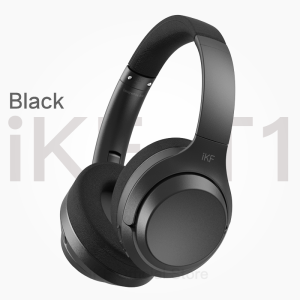 iKF T1 Wireless Bluetooth Over ear Headphones Built in Mic AUX Cable 50 Hours Play time Stereo Sound Bass for Online Class Game Sport Compatible with iOS /Android