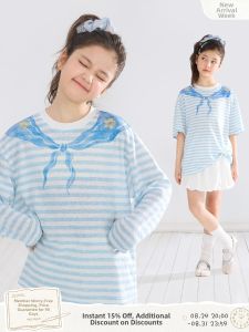 MUCMUKN | Lightweight Cotton Stripe T-shirt