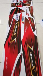 Striping SUPRA FIT NEW 2006 - Sticker Striping Variasi List HONDA SUPRA FIT NEW 2006 IP.F-03 Design IP Striping