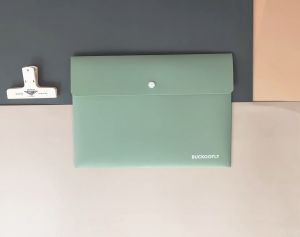 แฟ้มเอกสาร ถูกที่สุด !! แฟ้มเอกสารสีพาสเทล แฟ้มกระดุมขนาด A4 SWATGadget X DoubleD