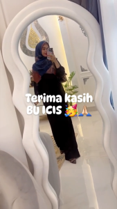 Wavy Arch Aesthetic 180cm x 75cm/ Wavy Arch Mirror / Arch Mirror Fullbody / Cermin Fullbody / Cermin Estetik