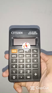 Kalkulator Saku Citizen LC 312 N Calculator 12 Digit / AA Battery Power / Pocket Calculator Terbaru