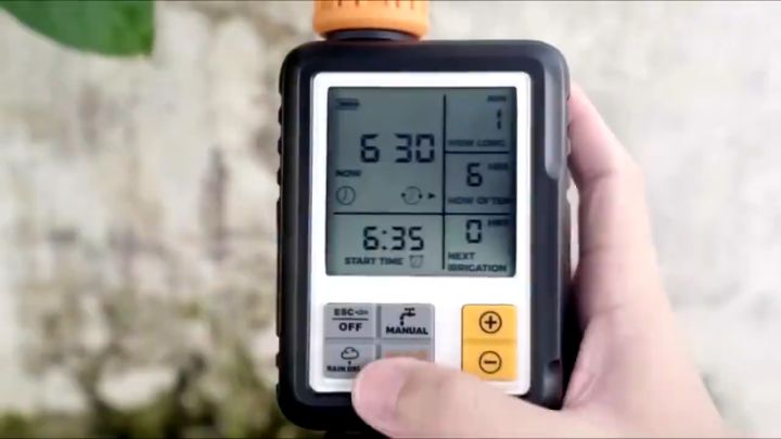 Digital Water Timer 3" Lcd Large Screen Automatic Programmable Ip65 ...