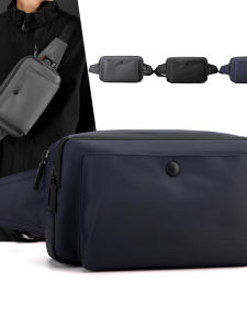 Ailei Mens Oxford Cloth Crossbody Bag Simple Style Casual Street Fashion Single Shoulder Bag Leisure Messenger Bag