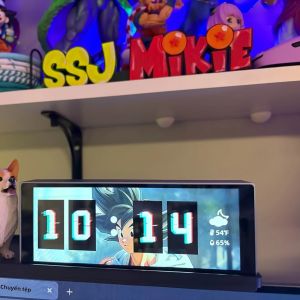 Đèn Ngủ LED Thông Minh RGB Quantum Với Màn Hình Hiển Thị Màu Sắc Đèn Để Bàn Chơi Game Tự Chế Điều Khiển Bằng Ứng Dụng IPS Quà Tặng Trang Trí Nhà Cửa