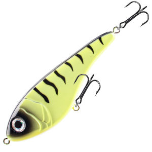 Magnisher 12cm/41.5g Jerkbait Mồi Câu Cá Nhân Tạo Chìm Chậm Có Tiếng Kêu Cho Cá Pike Musky - Dụng Cụ Câu Cá Cứng Có Tiếng Kêu # 2 Móc Câu Ba Ngạnh