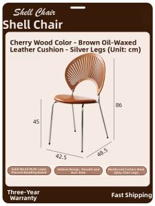 XIANGNANSONG | Solid Wood Comfortable Dining Chair