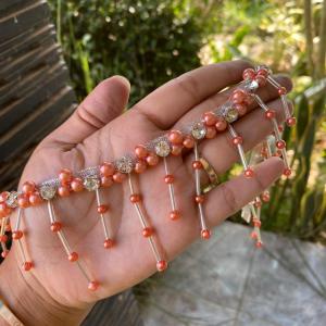 Payet rangkai mutiara bambu per 10cm