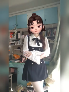 🌟CORE🌟Sweet Short Dress French Style Waist Retraction Bow Strap Dress Fake Two piece Dress Women