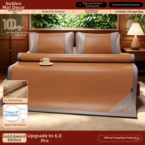 Double-Sided Cool Bamboo Mat Foldable