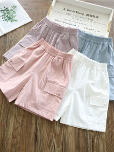 Quần Short Cotton Thường Ngày Cho Trẻ Em Mùa Hè Mới Về Quần Năm Điểm Cạp Vừa Cho Bé Gái Quần Năm Điểm Cotton Nguyên Chất Cho Bé Trai