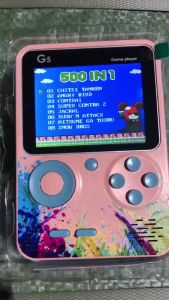 G5 Retro Game Console Handheld 500 Classic Games with Dual Gamepad & TV Connection - Rechargeable 1000mAh