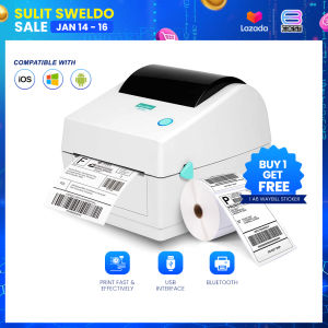 SOONMARK M6 Direct Thermal Barcode Printer with A6 SIZE LABEL STICKER