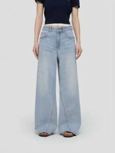 Gap | Loose Five-Pocket Washed Wide Leg Jeans