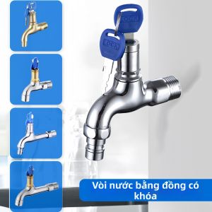 Anti-Theft Freeze-Resistant Stainless Steel Faucet
