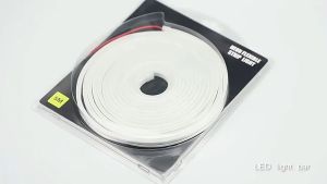 LED Flexible Silicone Neon Light Strip Set 2835 Low Voltage 12V 6*12 Shape Embedded Linear Flexible Light Strip