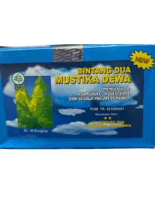 Bintang Dua Mustika Dewa Herbal Supplement (20 Sachets) - For Nerve Pain Cholesterol and General Wellness