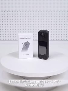 YEGBONG | Bộ Nắp Bảo Vệ Ống Kính Bằng Silicon Cho Phụ Kiện Máy Ảnh Insta360 X4 X3 X2 Hộp Đựng Có Khung Bảo Vệ