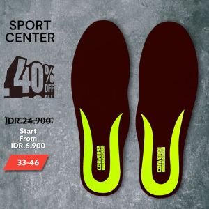 Insole/Telapak Dalam Sepatu Convrse Series Ukuran Anak & Dewasa 33-46
