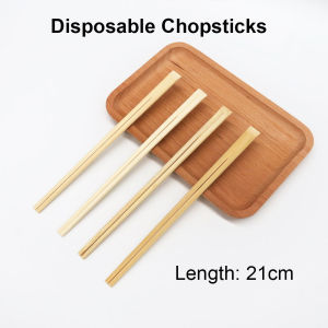 100Pairs Disposable Bamboo Chopsticks Hotel Restaurant Chinese Chop Sticks Sushi Noodles Hot Pot Chopsticks