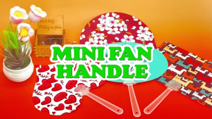 PrintYourStyle DIY Fan Handle Advertising Fan Accessories - 10pcs