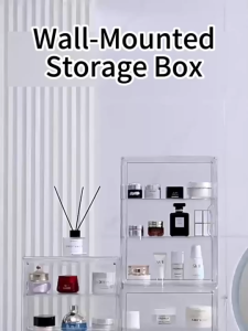 Happihaus Acrylic Display Case Popmart Toy Storage Box Organizer Stackable Magnetic Acrylic Transparent Box
