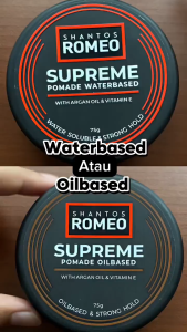 [OIL BASED] Supreme Pomade Shantos Romeo Minyak Rambut Pria 75gr Strong Hold Oilbased