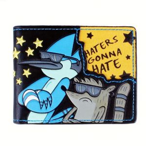Cartoon Wallet Mens Wallet |   Boys Wallet |   Haters Gonna Hate Embroidery. |   Ideal Choice for Holiday Gifts
