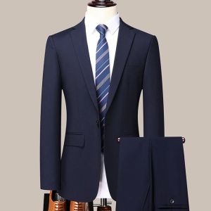 IKHTIBAR SETELAN JAS PRIA KANTOR KUALITAS TERBAIK / SET JAS FORMAL PRIA WARNA HITAM
