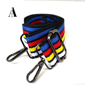 tali strap tas terbaru lebar 4 cm panjang 120 cm bahan nilon motif salur