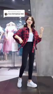 Kemeja Flannel Model Batwing Kekinian Outer Kelelawar