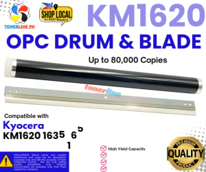 Cleaning Blade+ OPC Drum for Use and Compatible With KM1620 KM1650 KM1635 KM2020 KM2035 KM2050