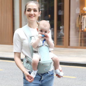 เก้าอี้สตูลเอวเด็กใหม่สําหรับทุกฤดูกาล เป้อุ้มเด็กที่ปล่อยมือและไม่ติดคอของคุณ