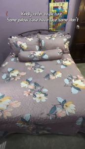 6in1 Patchwork Bedspread Super Queen 220x240cm Set