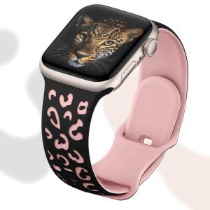 Tali untuk Smartwatch Seri 10 42mm 46mm 45mm 41mm lWatch Ultra 49mm Seri 9 8 7 6 5 4 3 Tali Silikon