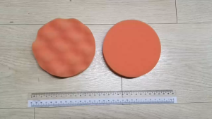 5 INCH 125MM Polisher Machine Wave Flat Sponge Thick Pad Car Polishing Waxing Coating Flat Wave Span Home Tile Cleaning Detailing