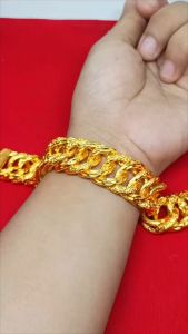 Gelang Kendari Perhiasan Lapis Emas 24K Gold Dubai Gelang Tangan Bracelet Fashion Bangle