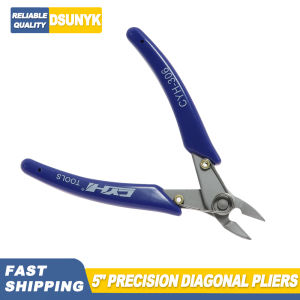 5-inch Precision Diagonal Pliers Cutting Pliers for Wire Cable Cutter High Hardness Electronic Repair Hand Tools